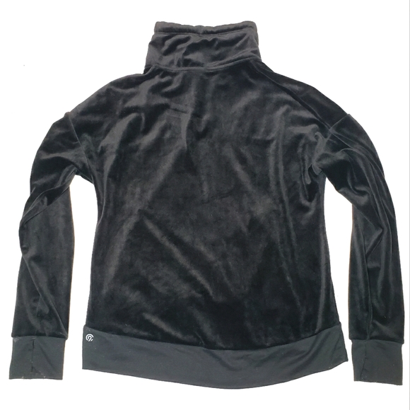 Champion Velour Woman's 1/4 Zip up Pullover Size Small - Picture 2 of 10